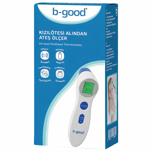 B-Good Kızılötesi Alından Ateş Ölçer Det-3019